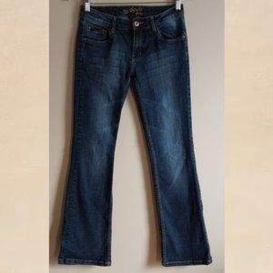 South Pole Jeans Women's Low Rise Stretch Flare Leg Denim Jeans Junior Y2K Chic